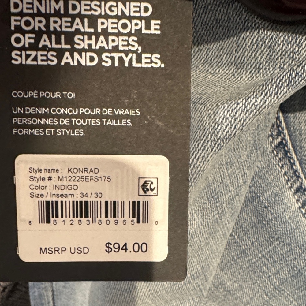 Silver Jeans Light Blue Slim Straight Men's Jeans - Picture 10 of 10